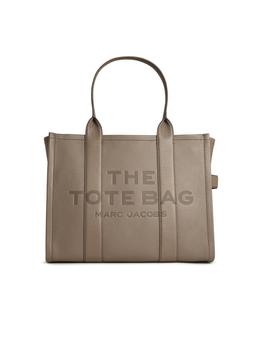 トートバッグ MARC JACOBS Grey Leather Medium The Tote Bag Handbag Marc Jacobs The Medium Tote Bag - Grey Leather 13L, 33cm x