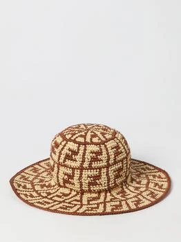 推荐Fendi cotton and synthetic raffia hat商品