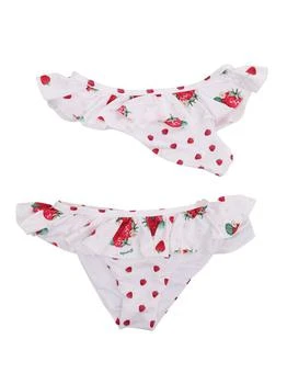 MONNALISA | Monnalisa Strawberry Two Piece Swimsuit,商家Cettire,价格¥648