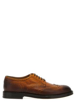 商品DOUCAL'S | Derby Leather Degradè Dovetail Lace Up Shoes Brown,商家Wanan Luxury,价格¥2260图片