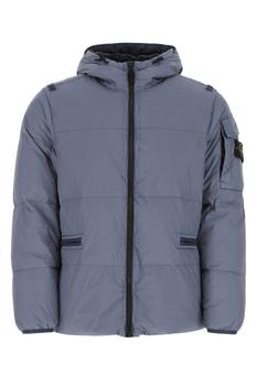 stone island羽绒服, Stone Island | Air force blue nylon down jacket Light Blue Stone Island Uomo商品图片 