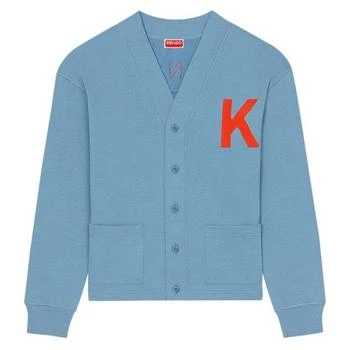 Kenzo | Varsity Jungle Elephant Embroidered Cardigan,商家Jomashop,价格¥1448