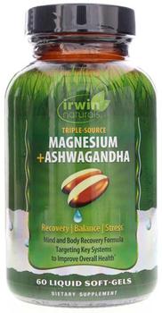 Irwin Naturals, Irwin Naturals | Triple-Source Magnesium + Ashwagandha商品图片 7.4折