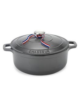 商品Chasseur | 6.25-Quart Round Cast Iron Dutch Oven,商家Saks OFF 5TH,价格¥2257图片