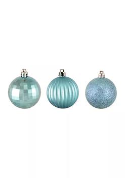 推荐100ct Blue Shatterproof 3-Finish Christmas Ball Ornaments 2.5Inch (60mm)商品