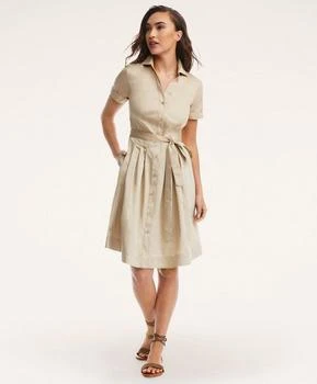 Brooks Brothers | Belted Shirt Dress 