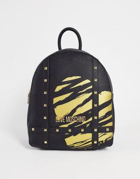推荐Love Moschino stud detail backpack in multi商品