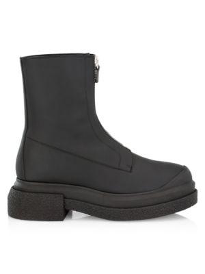 Stuart Weitzman | Charli Zip Sport Leather Boots商品图片,4.2折, 满$150享7.5折, 满折
