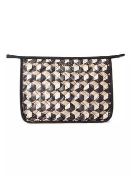 MZ Wallace | Metro Geometric-Print Quilted Clutch 