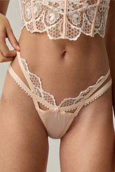 For Love & Lemons | For Love & Lemons Tea Cake Lace Trim Thong,商家Urban Outfitters,价格¥288