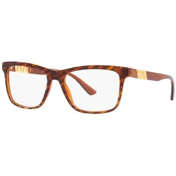 推荐Versace Men's Eyeglasses - Havana Print Rectangular Frame | VERSACE 0VE3319 5354商品