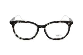 Tod's | Tod's Tortoise Shell Square Frame Glasses 4.8折, 独家减免邮费