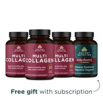 Ancient Nutrition | Multi Collagen Capsules (90 Capsules) 3 Bottle Offer - Podcast Offer,商家Ancient Nutrition,价格¥1014