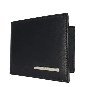 Ermenegildo Zegna | Ermenegildo Zegna Men Leather Wallet Credit Card Slots Coin Pocket Black New,商家Premium Outlets,价格¥2297