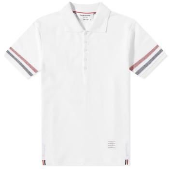 Thom Browne | Thom Browne Textured Cotton Polo Shirt商品图片,