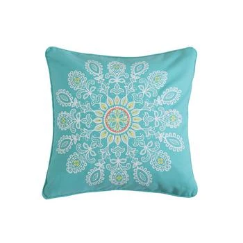 Levtex | Laurel Coral Geometric Decorative Pillow, 18" x 18",商家Macy's,价格¥302