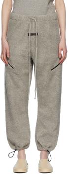 Essentials | Gray Polyester Lounge Pants商品图片,额外8.5折, 独家减免邮费, 额外八五折
