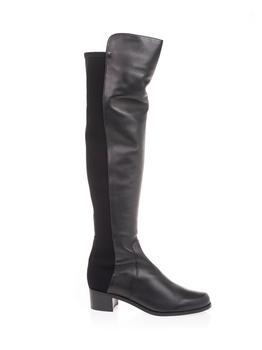 stuart weitzman 靴是什么牌子, Stuart Weitzman | Stuart Weitzman Women's Black Leather Boots商品图片 