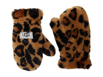 ugg手套, UGG | Faux Fur Mittens (Toddler/Little Kids)商品图片 