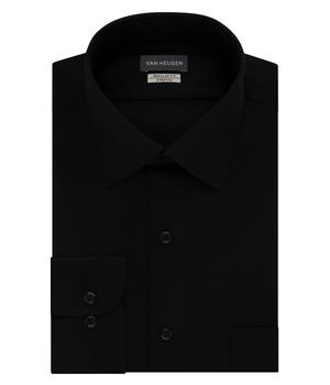 Van Heusen | Men's Dress Shirts Regular Fit Lux Sateen Stretch Solid商品图片,