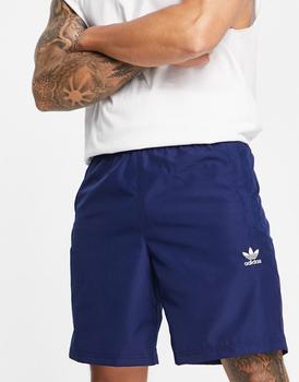 美国fear of god短裤, Adidas | adidas Originals Adicolor essentials shorts in blue商品图片 