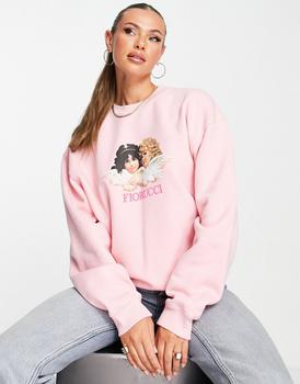 Fiorucci | Fiorucci vintage angels sweatshirt in pale pink商品图片,8.4折