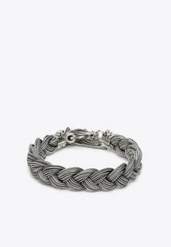 Emanuele Bicocchi | Braided Sterling Silver Bracelet,商家Thahab,价格¥3046