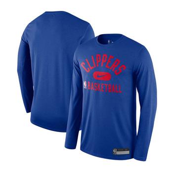 NIKE | Men's LA Clippers 2021/22 On-Court Practice Legend Performance Long Sleeve T-Shirt商品图片,