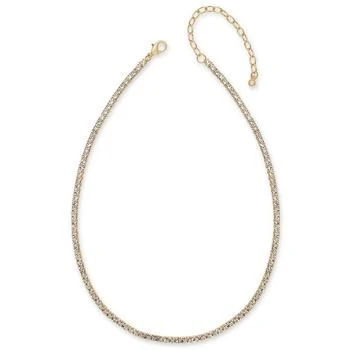 On 34th | 3mm Crystal Station All-Around Tennis Necklace, 15" + 2" extender, Created for Macy's,商家Macy's,价格¥111
