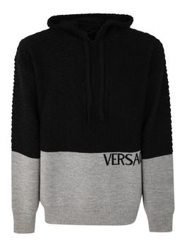 范思哲卫衣好用吗, Versace | Versace Men's Black Other Materials Sweatshirt商品图片 