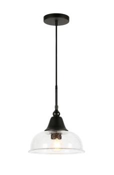 商品ADDISON AND LANE | Magnolia Blackened Bronze Finish & Seeded Glass Pendant,商家Nordstrom Rack,价格¥551图片