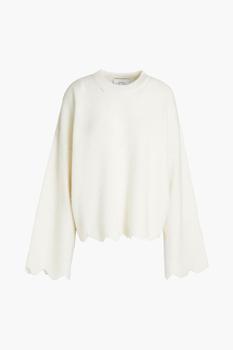 3.1 Phillip Lim | Scalloped brushed knitted sweater商品图片,3折