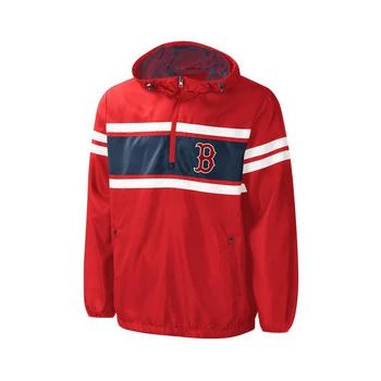G-III Sports by Carl Banks | Men's Red Boston Red Sox Game Score Quarter-Zip Windbreaker,商家Macy's,价格¥494
