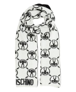 Moschino | Moschino Double Question Mark Cashmere Scarf商品图片,