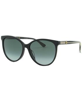 推荐Gucci Women's GG0377SKN 57mm Polarized Sunglasses商品
