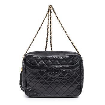 [二手商品] Chanel | CC Front Pocket Tassel Camera Bag商品图片,