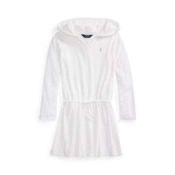 商品Ralph Lauren | Big Girls Hooded Terry Cover-Up Swimsuit,商家Macy's,价格¥537图片