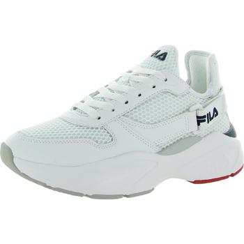Fila | Fila Womens Dynamico Low Faux Leather Fitness Running Shoes商品图片,6.4折×额外9折, 独家减免邮费, 额外九折