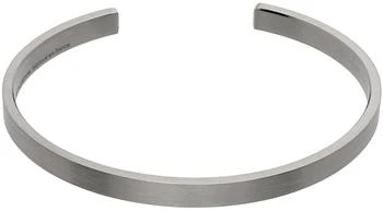 Le Gramme | Gunmetal 'Le 15g' Ribbon Bracelet,商家Ssense US,价格¥3764