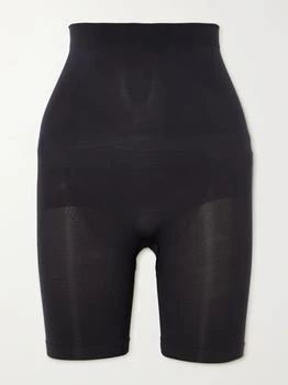 SKIMS | Seamless Sculpt 塑形中长短裤 （颜色：onyx）,商家NET-A-PORTER,价格¥299