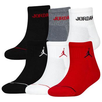 aj6, Jordan | Jordan Jumpman 6 Pack Quarter Socks - Boys' Grade School商品图片 