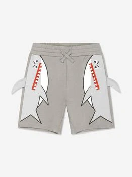 Stella McCartney | Boys Shark Shorts in Grey,商家Childsplay Clothing,价格¥606