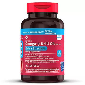商品南极Omega-3 磷虾油，500 毫克，160粒图片