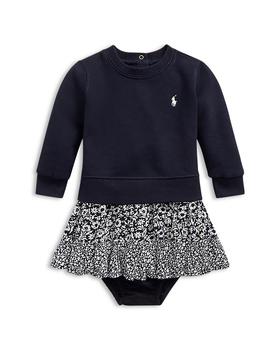商品Ralph Lauren | Girls' Floral Fleece Sweatshirt Dress & Bloomer Set - Baby,商家Bloomingdale's,价格¥503图片