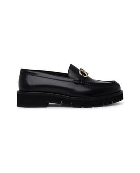 gancini, Salvatore Ferragamo | Gancini Plaque Loafers商品图片 