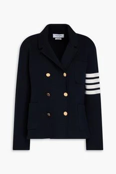 Thom Browne | Double-breasted striped wool-blend blazer,商家THE OUTNET US,价格¥6485
