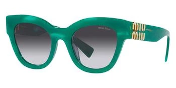 推荐Grey Gradient Cat Eye Ladies Sunglasses MU 01YSF 15H09S 51商品