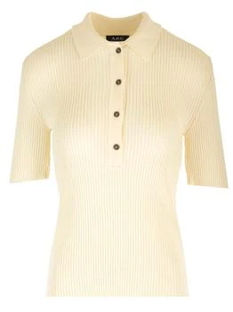 A.P.C. | Ivory danae Polo Shirt,商家Italist,价格¥1814