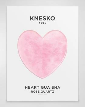 Knesko Skin | Rose Quartz Heart Gua Sha ($80 Value),商家Neiman Marcus,价格¥493