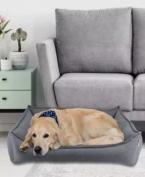 Arlee Home Fashions | Crescent Lounger Memory Foam Pet Bed,商家Macy's,价格¥1324